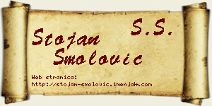 Stojan Smolović vizit kartica